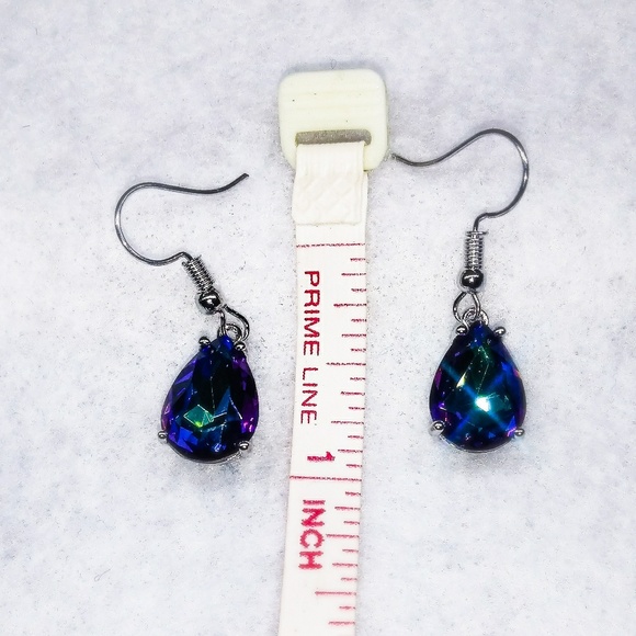 🎀Lovely Mystic Rainbow Water Drop Earings - Picture 5 of 8